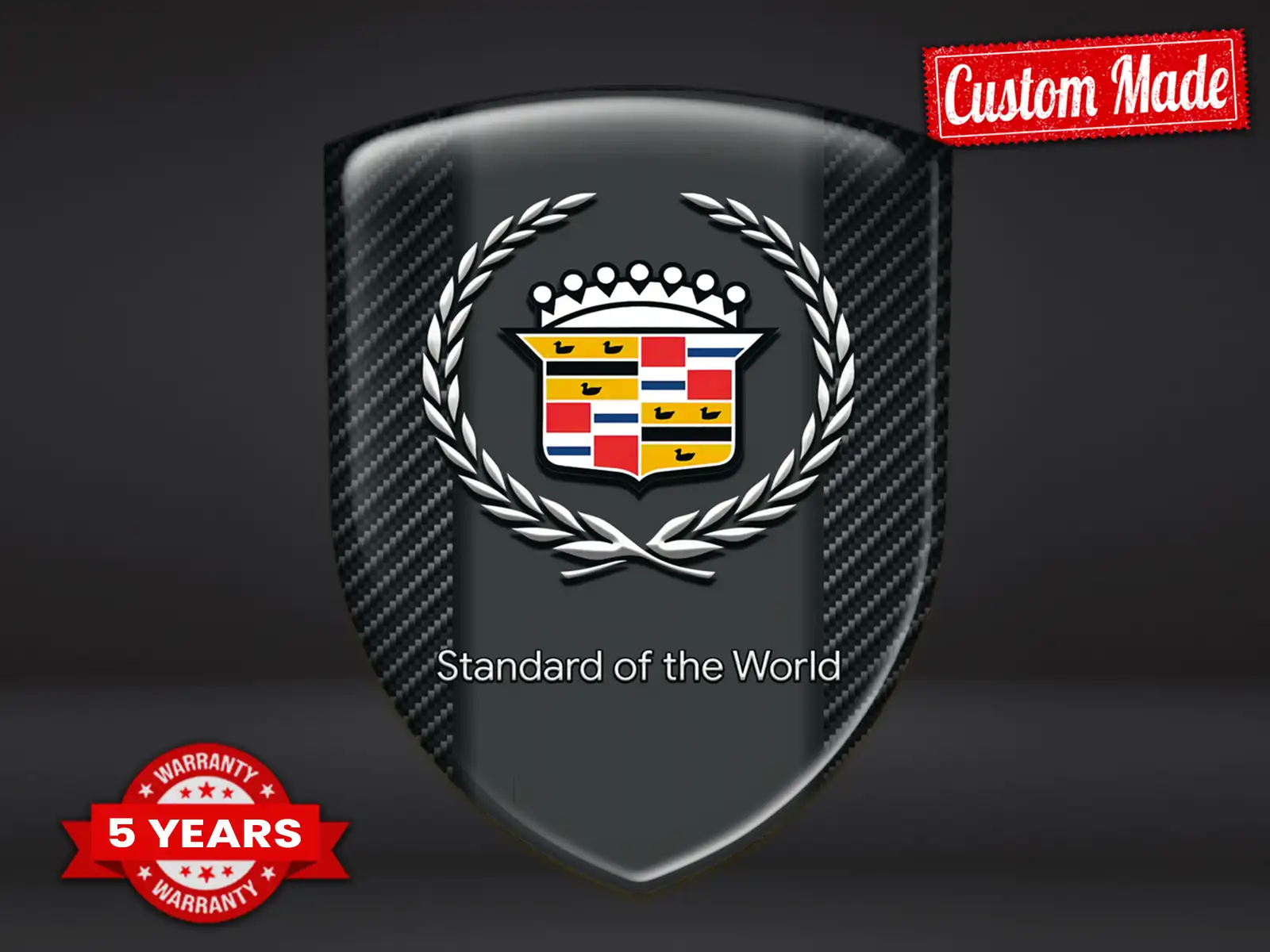 Cadillac Domed-Emblem Stilvoll Stylisch Pro